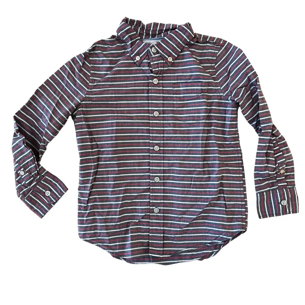 ✨5 for $25✨ Rockets of Awesome Classic Red and Blue Button Down Shirt